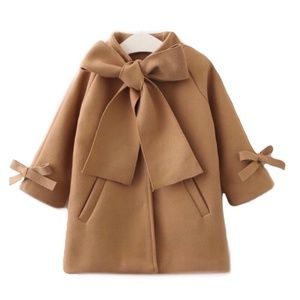 Moderne Child Caranel Pea Coat